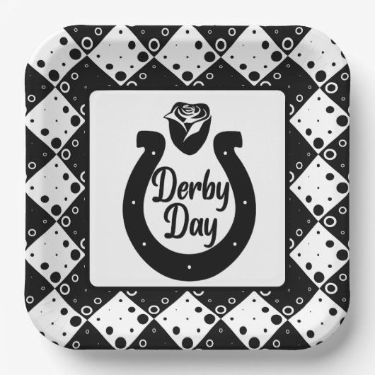 Kentucky Derby Party Papieren Bordje (Voorkant)