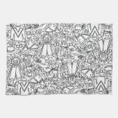 Kentucky Derby Party Towels Theedoek (Horizontaal)