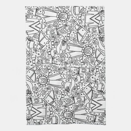 Kentucky Derby Party Towels Theedoek (Verticaal)