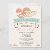 KENTUCKY DERBY PET BRIDAL SHOWER INVITATION KAART (Voorkant)