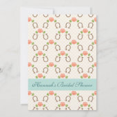 KENTUCKY DERBY PET BRIDAL SHOWER INVITATION KAART (Achterkant)