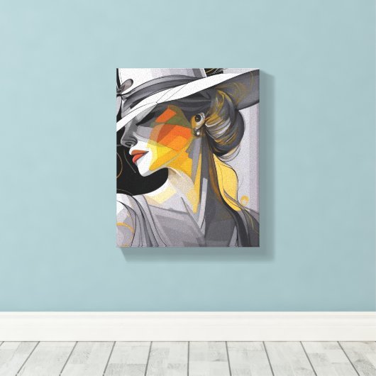 Kentucky Derby Pet Design Wrapped Canvas Wall Art (Insitu (Houten vloer))