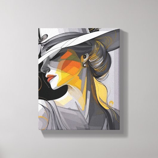 Kentucky Derby Pet Design Wrapped Canvas Wall Art (Voorkant)