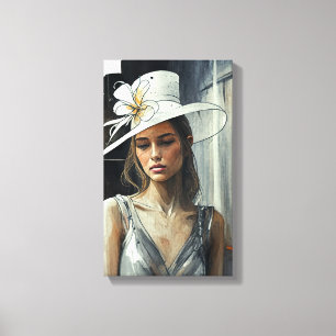 Kentucky Derby Pet schilderij Canvas Afdruk