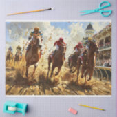Kentucky Derby Race Decoupage Tissuepapier (Craft)