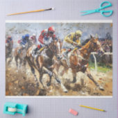 Kentucky Derby Race Decoupage Tissuepapier (Craft)