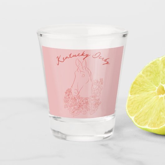 Kentucky Derby Shot Glas (Voorkant)