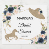 Kentucky Derby Sparkling Wine Label Wijnetiket (Enkel label)