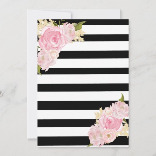 Kentucky Derby thema douche uitnodiging (Achterkant)