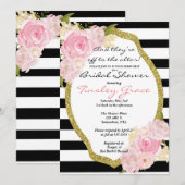 Kentucky Derby thema douche uitnodiging (Voorkant / Achterkant)