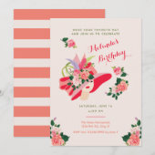 Kentucky Derby Uitnodiging voor verjaardagsfeest (Voorkant / Achterkant)