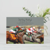 Kentucky Derby Viewing Party Invitation Kaart (Staand voorkant)