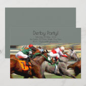Kentucky Derby Viewing Party Invitation Kaart (Voorkant / Achterkant)