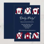 Kentucky Derby Viewing Party uitnodiging (Voorkant / Achterkant)