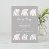 Kentucky Derby Viewing Party-uitnodiging Kaart (Staand voorkant)