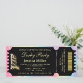 Kentucky Derby VIP Ticket Uitnodiging (Staand voorkant)