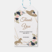 Kentucky Derby Wedding Bedankt Cadeaulabel (Voorkant)