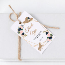 Kentucky Derby Wedding Bedankt Cadeaulabel