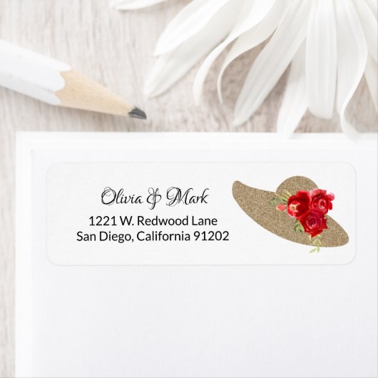 Kentucky Derby Wedding Personalized Label (Insitu)