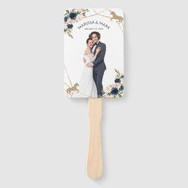 Kentucky Derby Wedding Program Fans for Photo Handwaaier