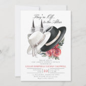 Kentucky Derby Wedding Vrijgezellenfeest Rozen Spi Kaart (Voorkant)