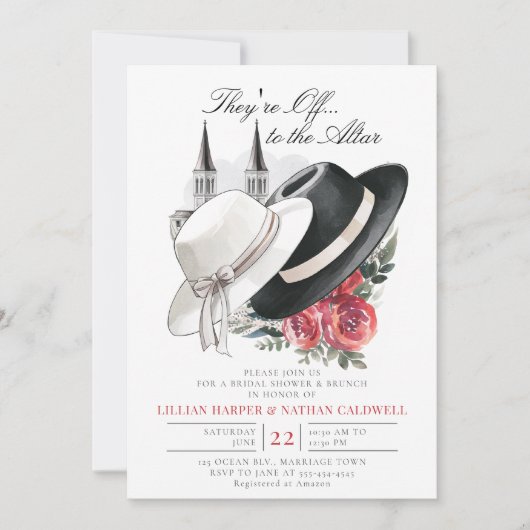 Kentucky Derby Wedding Vrijgezellenfeest Rozen Spi Kaart (Voorkant)