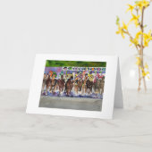 Kentucky Derby Wenskaarten Kaart (Gele Bloem)