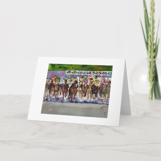 Kentucky Derby Wenskaarten Kaart (Voorkant)