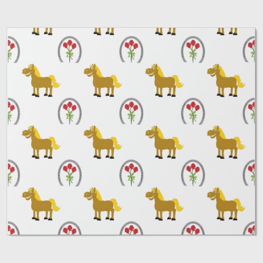 Kentucky Derby Wrapping Paper Cadeaupapier (Vlak)