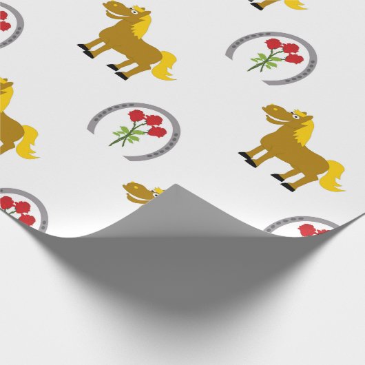 Kentucky Derby Wrapping Paper Cadeaupapier (Hoek)