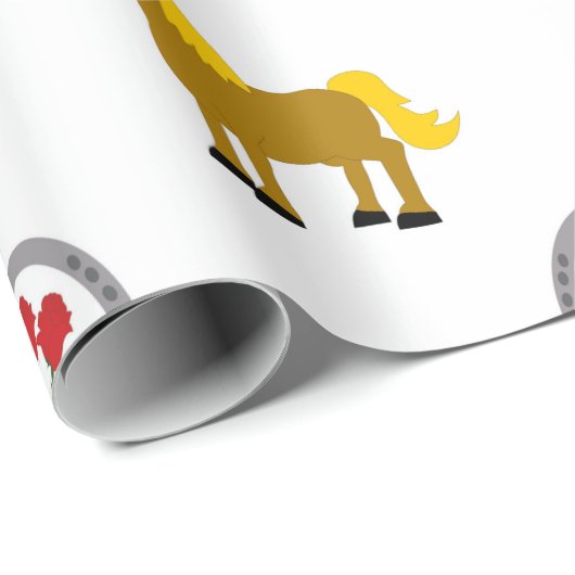 Kentucky Derby Wrapping Paper Cadeaupapier (Rol Hoek)