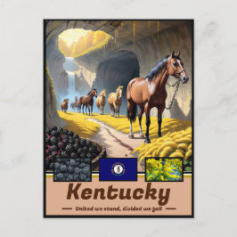 Kentucky Dreamscape: Surreal State Masterpiece Briefkaart