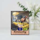 Kentucky Dreamscape: Surreal State Masterpiece Briefkaart (Staand voorkant)