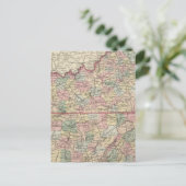 Kentucky en Tennessee 2 Briefkaart (Staand voorkant)