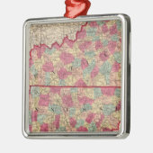 Kentucky en Tennessee 2 Metalen Ornament (Links)