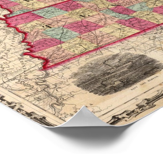 Kentucky en Tennessee 3 Poster (Hoek)