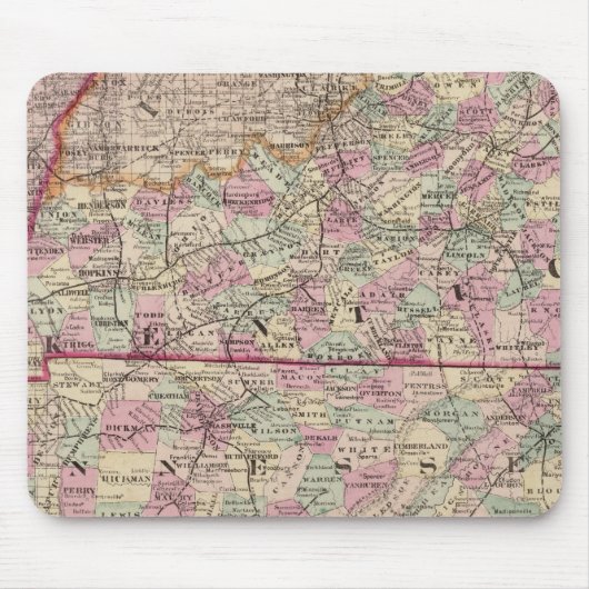 Kentucky en Tennessee 4 Muismat (Voorkant)