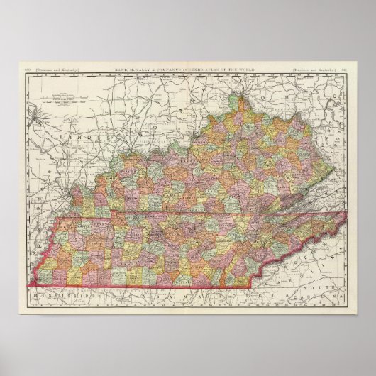 Kentucky en Tennessee 4 Poster (Voorkant)