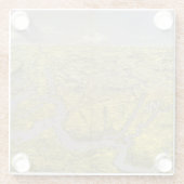 Kentucky en Tennessee 5 Glazen Onderzetter (Achterkant)