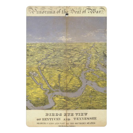 Kentucky en Tennessee 5 Mini Klembord (Achterkant)