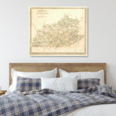 Kentucky en Tennessee 8 Canvas Afdruk (Insitu (Slaapkamer))