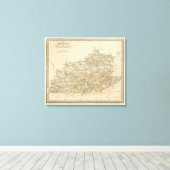 Kentucky en Tennessee 8 Canvas Afdruk (Insitu (Houten vloer))