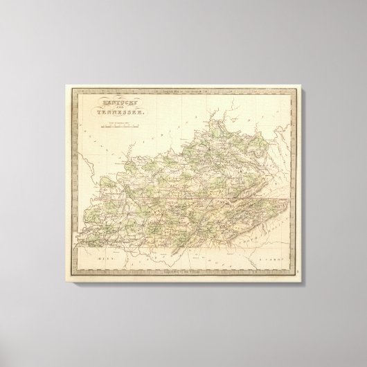 Kentucky en Tennessee 8 Canvas Afdruk (Voorkant)