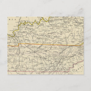 Kentucky en Tennessee Briefkaart