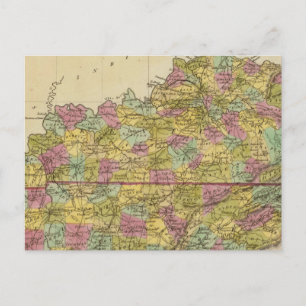 Kentucky en Tennessee Briefkaart