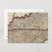 Kentucky en Tennessee Briefkaart (Voorkant / Achterkant)
