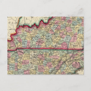 Kentucky en Tennessee Briefkaart