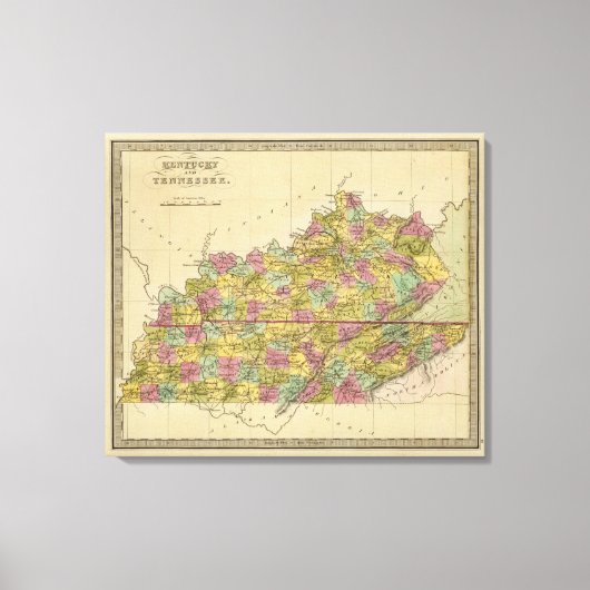 Kentucky en Tennessee Canvas Afdruk (Voorkant)