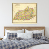 Kentucky en Tennessee Canvas Afdruk (Insitu (Slaapkamer))