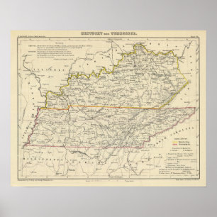 Kentucky en Tennessee Poster